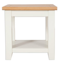 White company deals milton side table